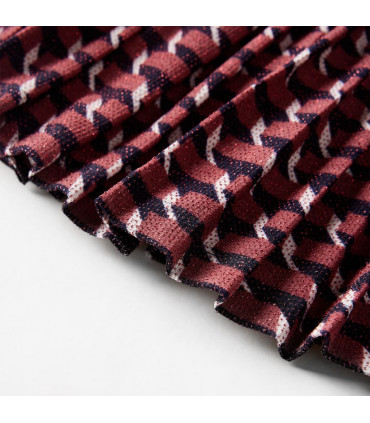 Kids' Pleated Skirt with Glitter Navy 92