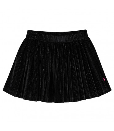 Kids' Pleated Skirt with Lurex Black 104