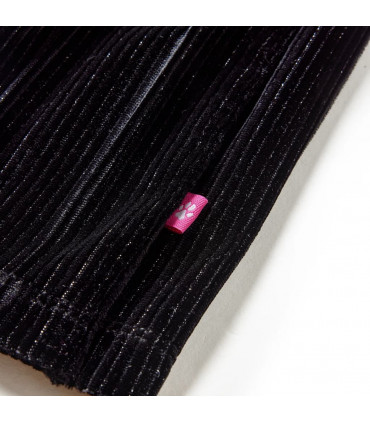 Kids' Pleated Skirt with Lurex Black 104