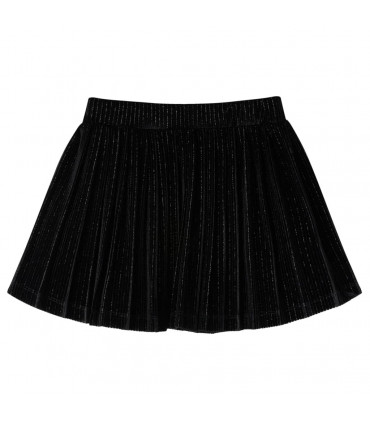Kids' Pleated Skirt with Lurex Black 116