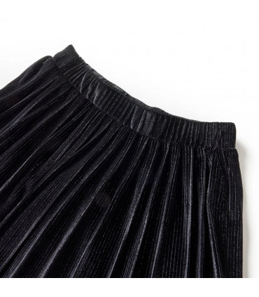 Kids' Pleated Skirt with Lurex Black 116