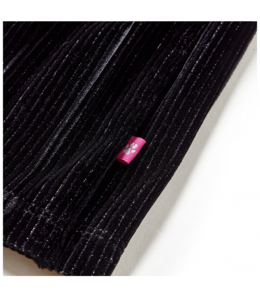 Kids' Pleated Skirt with Lurex Black 128