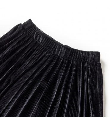 Kids' Pleated Skirt with Lurex Black 92