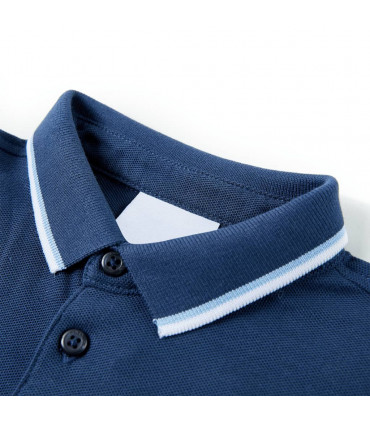 Kids' Polo Shirt Dark Blue 116
