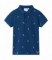 Kids' Polo Shirt Dark Blue 140