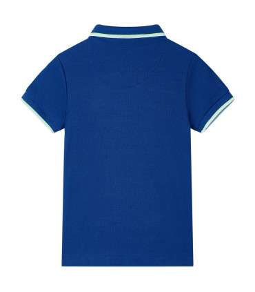 Kids' Polo Shirt Dark Blue 140