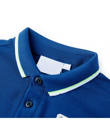 Kids' Polo Shirt Dark Blue 92