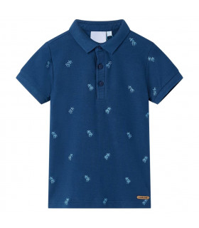 Kids' Polo Shirt Dark Blue 92