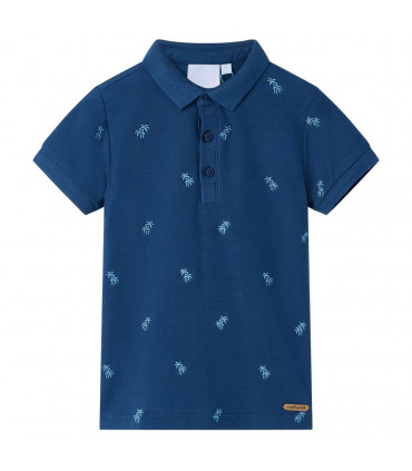 Kids' Polo Shirt Dark Blue 92