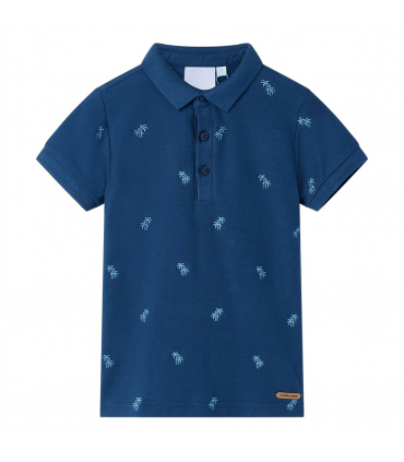 Kids' Polo Shirt Dark Blue 92