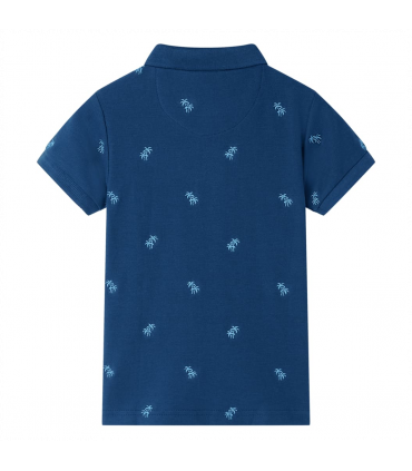 Kids' Polo Shirt Dark Blue 92