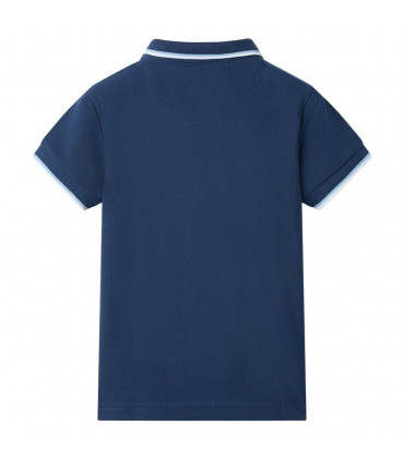 Kids' Polo Shirt Dark Blue 92