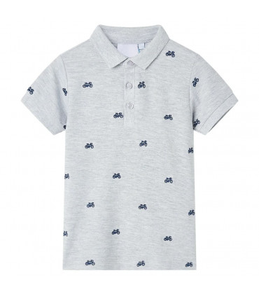 Kids' Polo Shirt  Grey Melange 140