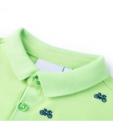 Kids' Polo Shirt  Neon Green 104