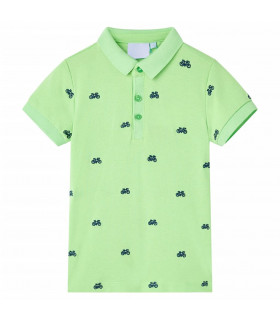 Kids' Polo Shirt  Neon Green 116