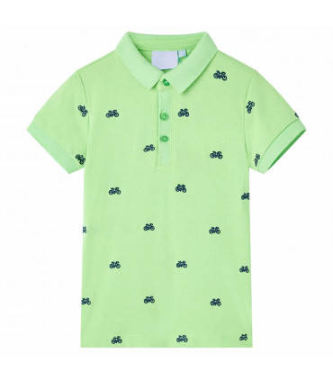Kids' Polo Shirt  Neon Green 116