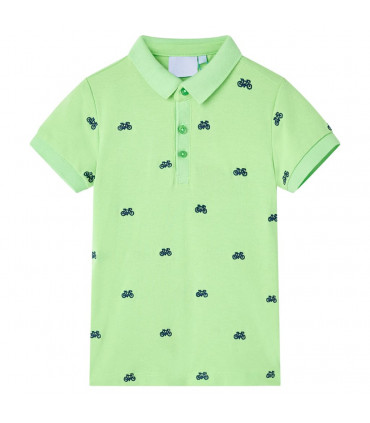 Kids' Polo Shirt  Neon Green 140