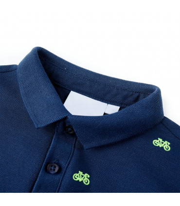 Kids' Polo Shirt Navy 140