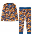 Kids' Pyjamas with Long Sleeves Cognac 128