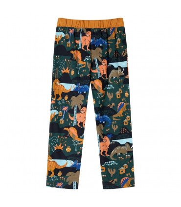 Kids' Pyjamas with Long Sleeves Dark Green 92