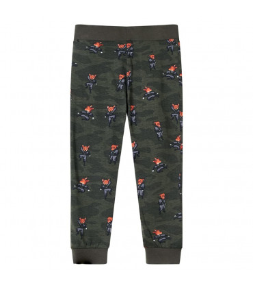 Kids' Pyjamas with Long Sleeves Khaki 104