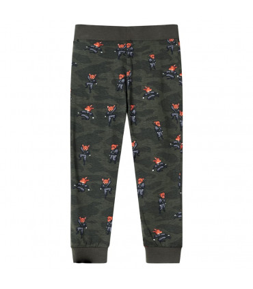 Kids' Pyjamas with Long Sleeves Khaki 128