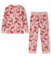 Kids' Pyjamas with Long Sleeves Light Pink 128
