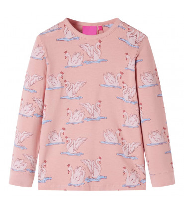 Kids' Pyjamas with Long Sleeves Light Pink 128