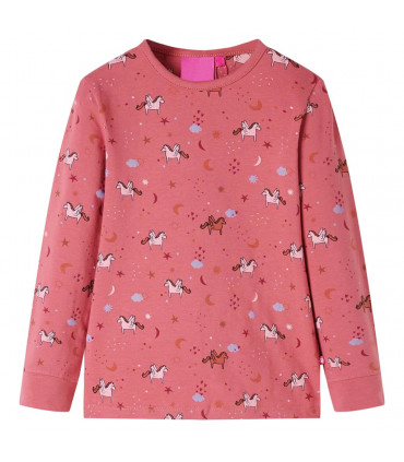 Kids' Pyjamas with Long Sleeves Old Pink 116