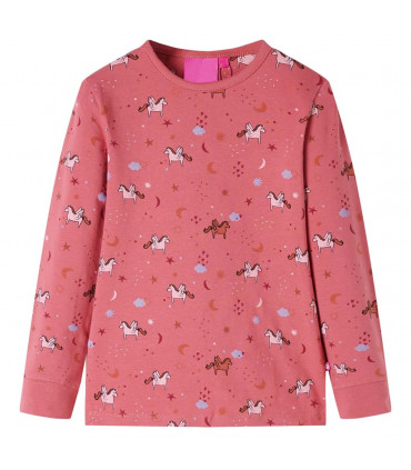 Kids' Pyjamas with Long Sleeves Old Pink 128