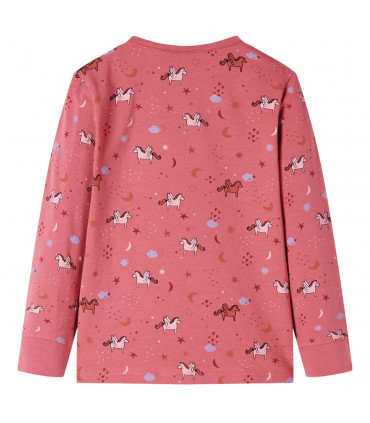 Kids' Pyjamas with Long Sleeves Old Pink 128