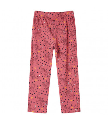 Kids' Pyjamas with Long Sleeves Old Pink 128