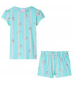 Kids' Pyjamas with Short Sleeves Ecru 92