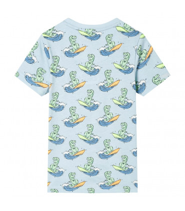 Kids' Pyjamas with Short Sleeves Light Blue 104