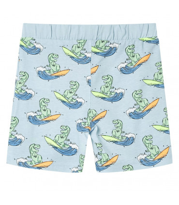 Kids' Pyjamas with Short Sleeves Light Blue 104