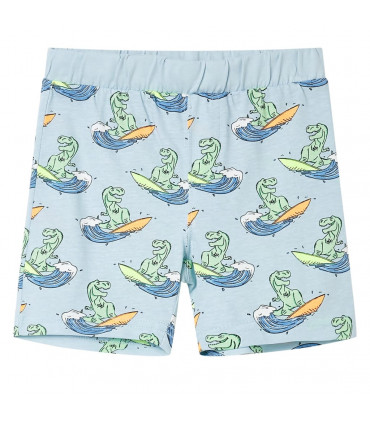 Kids' Pyjamas with Short Sleeves Light Blue 92