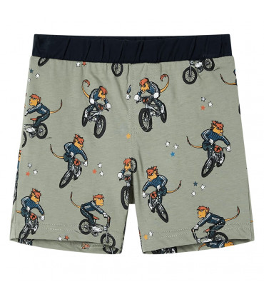 Kids' Pyjamas with Short Sleeves Light Khaki 104