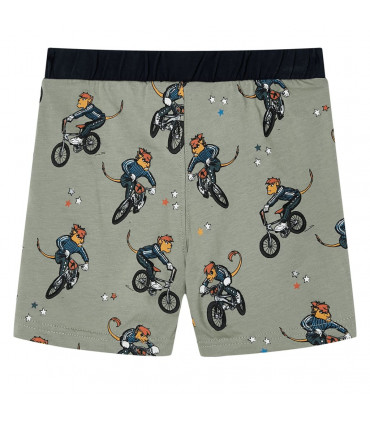 Kids' Pyjamas with Short Sleeves Light Khaki 104