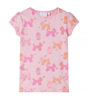 Kids' Pyjamas with Short Sleeves Light Pink 116