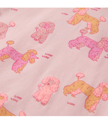 Kids' Pyjamas with Short Sleeves Light Pink 92