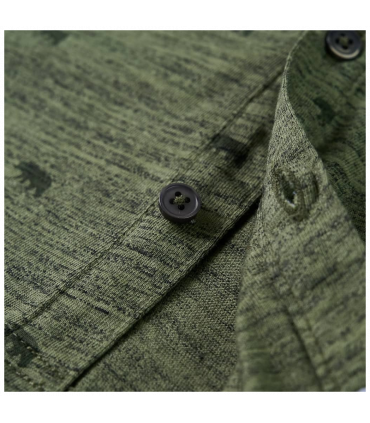 Kids' Shirt Khaki Melange 92