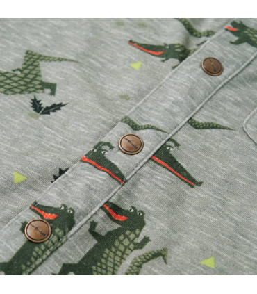 Kids' Shirt Light Khaki Melange 104