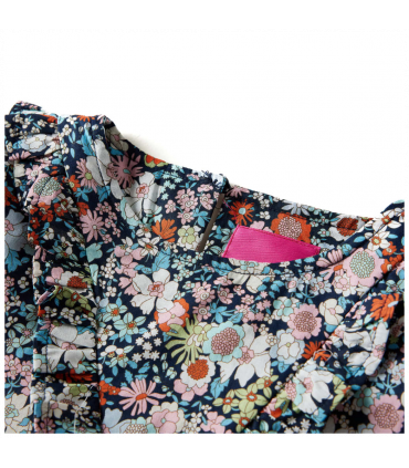 Kids' Shirt with Long Sleeves Dark Blue 128