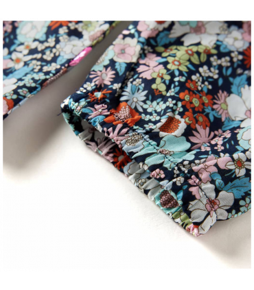 Kids' Shirt with Long Sleeves Dark Blue 128