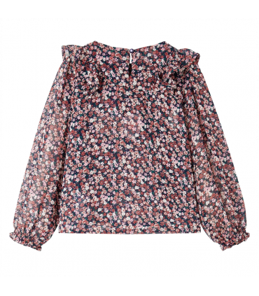 Kids' Shirt with Long Sleeves Dark Pink 92