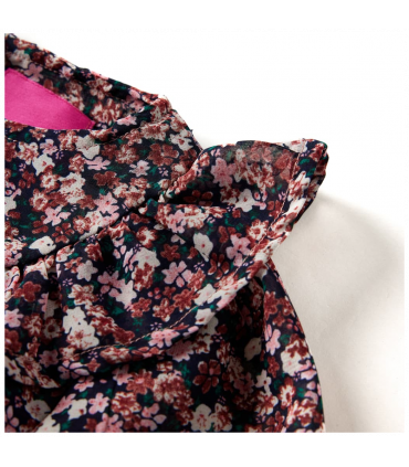 Kids' Shirt with Long Sleeves Dark Pink 92