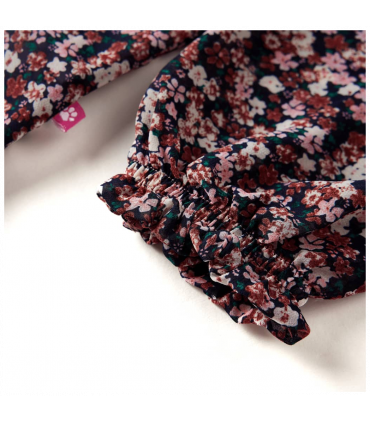 Kids' Shirt with Long Sleeves Dark Pink 92