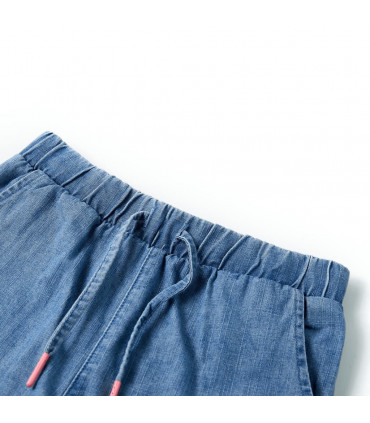 Kids' Shorts Denim Blue 140
