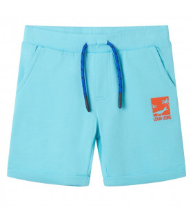 Kids' Shorts with Drawstring Aqua 140