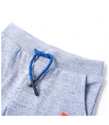 Kids' Shorts with Drawstring Blue Melange 92